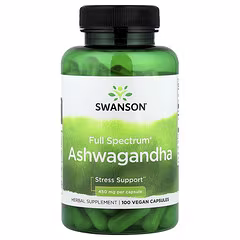 Swanson, Full Spectrum® Ashwagandha, 100 Vegan Capsules (450 mg per Capsule)